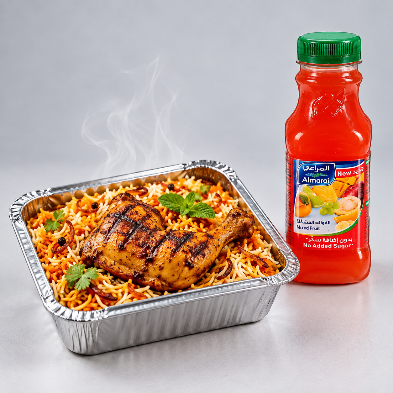 Chicken Biryani + 1 Bottle Juice