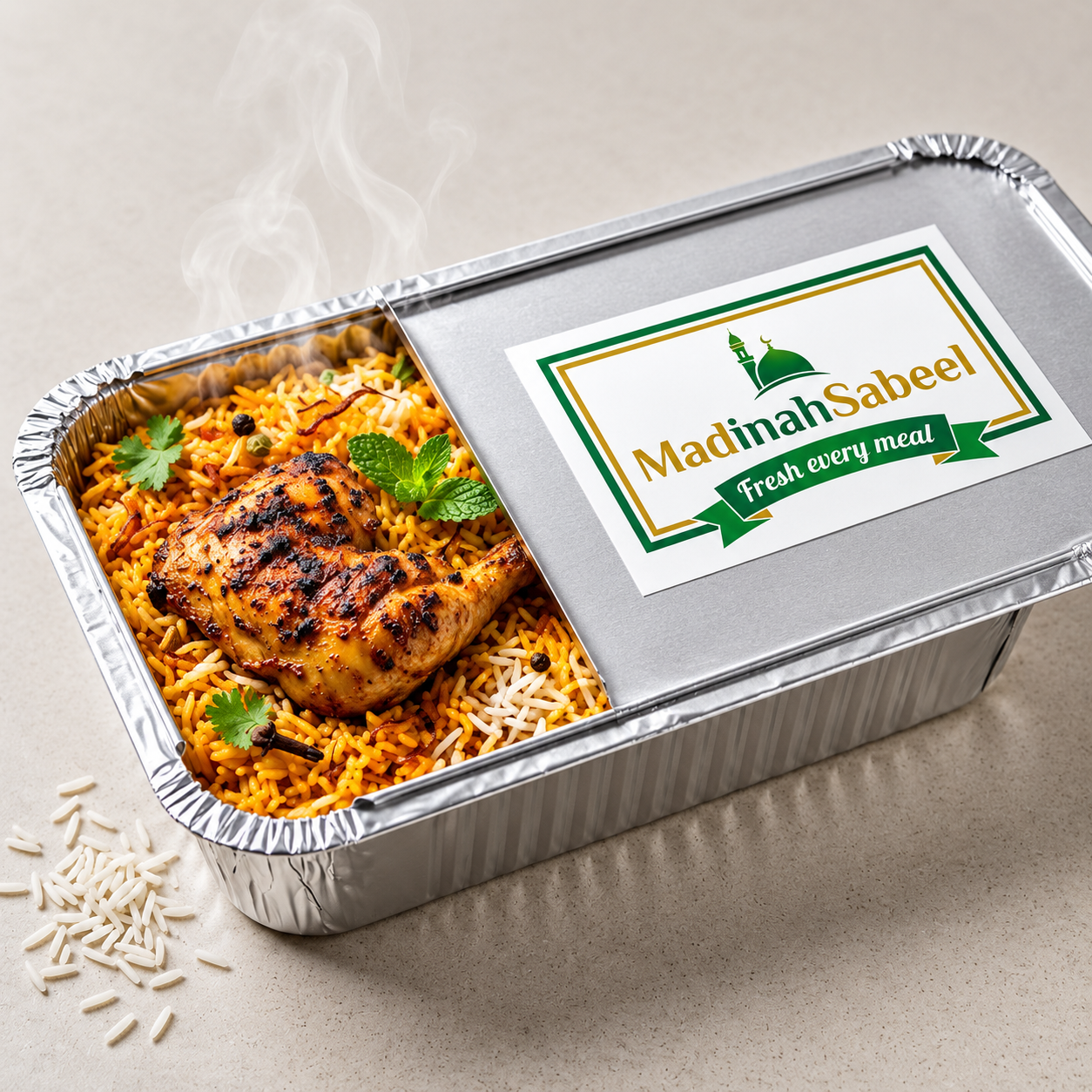Chicken Biryani Meal for a Needy Person