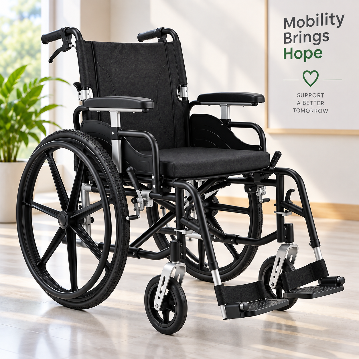 Wheelchair for a Person in Need